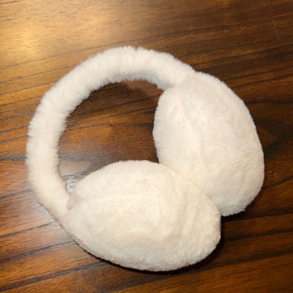 Cozy White Faux Fur Earmuffs